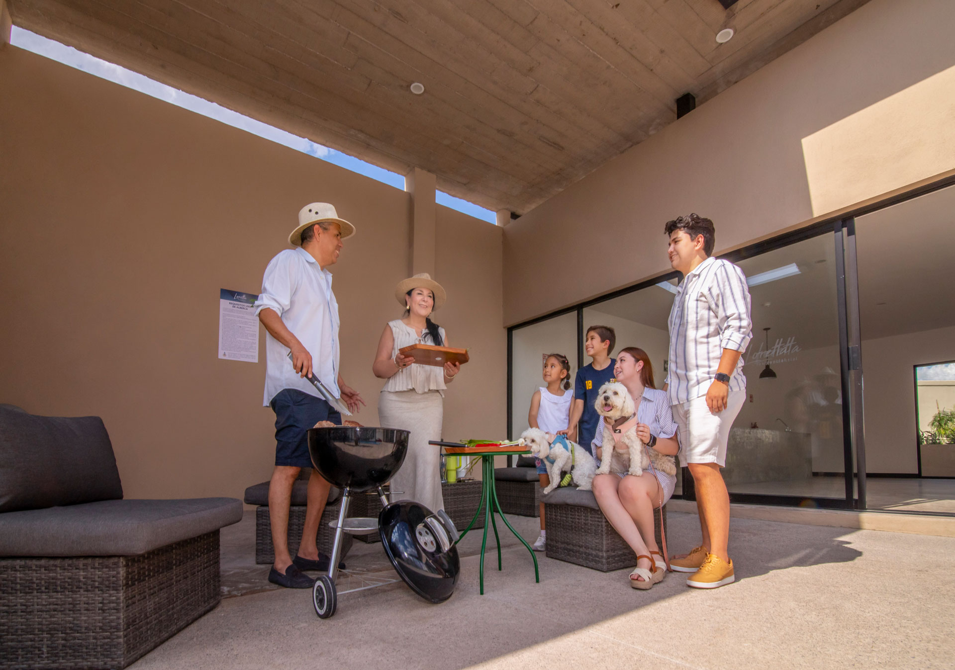 area de asador loretta residencial