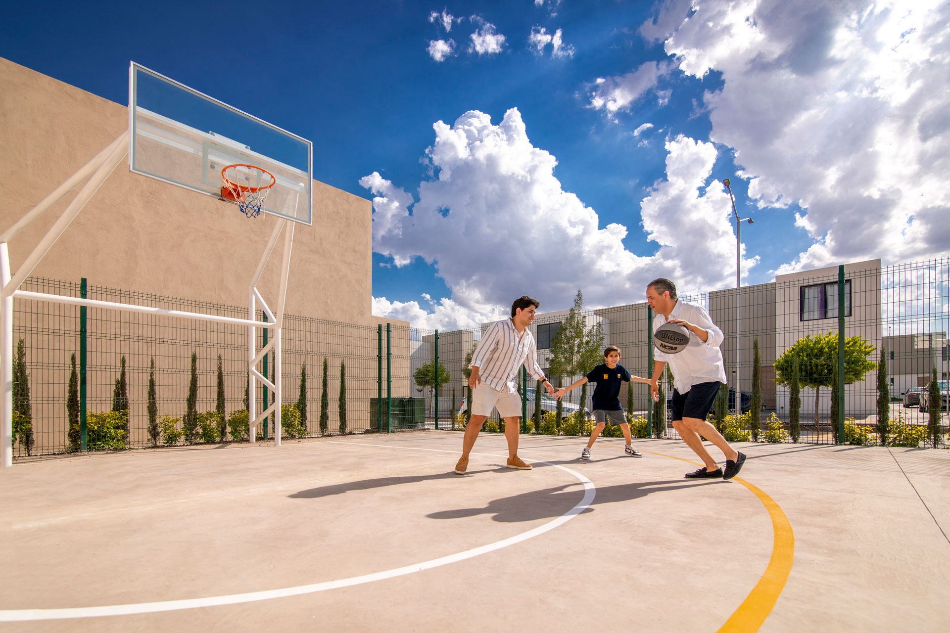 cancha multiusos loretta residencial