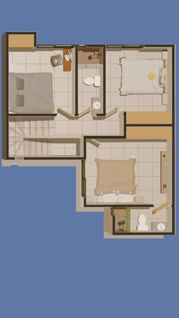 planta alta casa mareitta loretta residencial